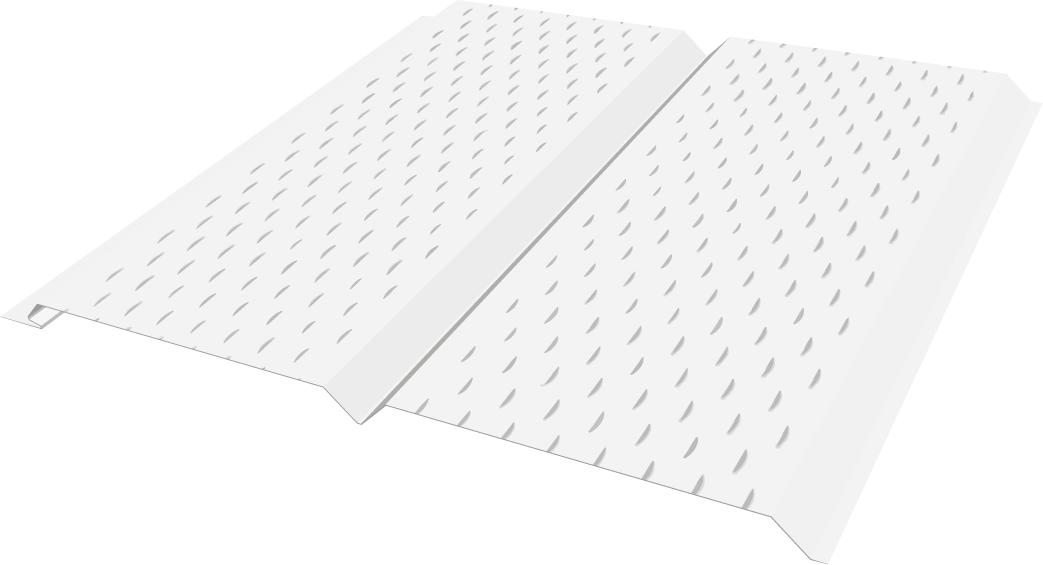 Aluminum Double 6 Full Vent Soffit Aluminum Double 6 Full Vent Soffit