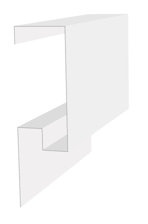 Aluminum New Construction Board Effect Window Trim Aluminum New Construction Board Effect Window Trim