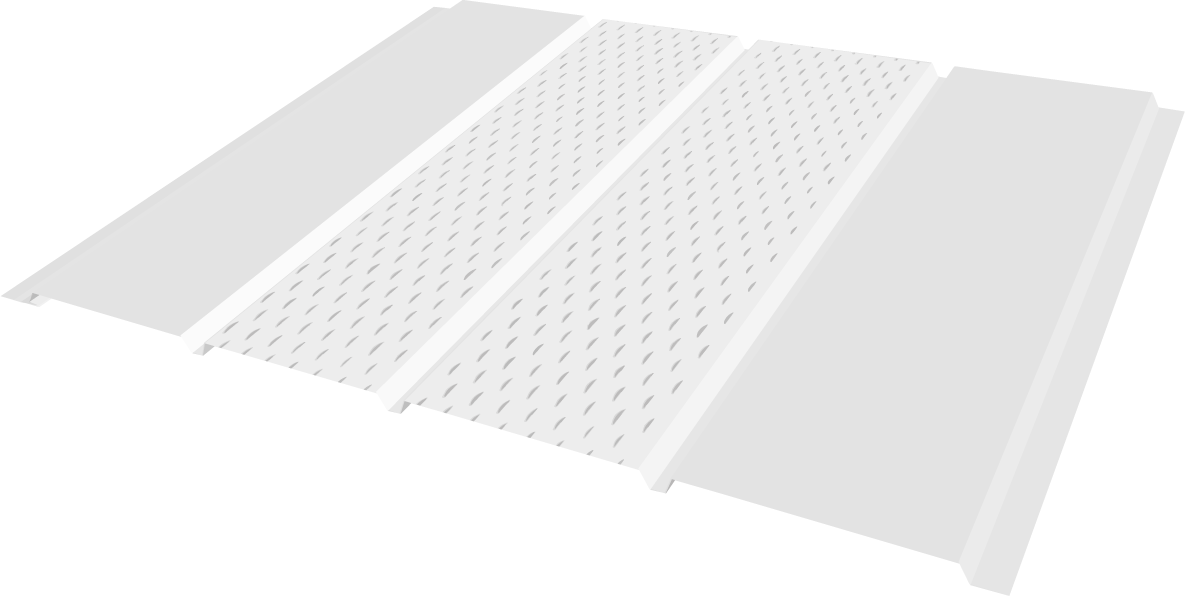 Aluminum Quad 4 Center Vent Soffit Aluminum Quad 4 Center Vent Soffit