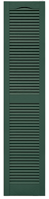 Mid America Louver Shutter Forest Green