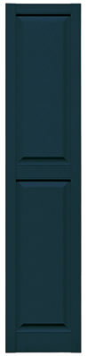 Mid America Raised Panel Shutter Midnight Blue